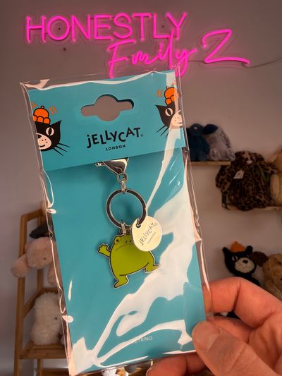 Jellycat Green frog Keyring