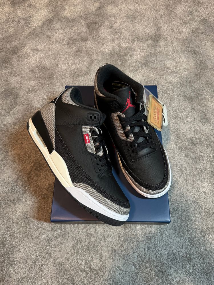 Jordan 3 x Levi’s Black (Nuove)