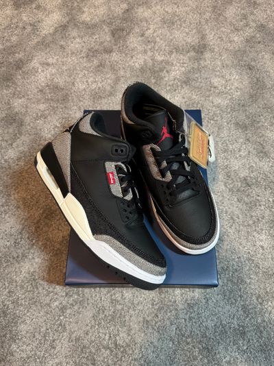 Jordan 3 x Levi’s Black (Nuove)
