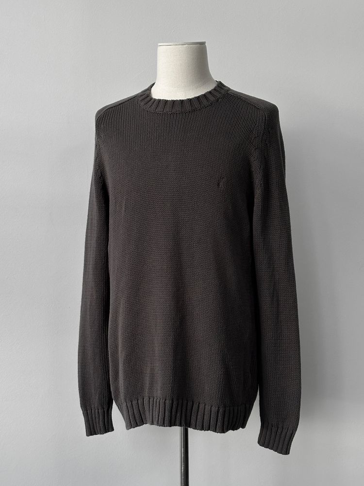 Yves Saint Laurent Pour Homme 2000s Pure Cotton Knit Logo Jumper - XL imagen 2