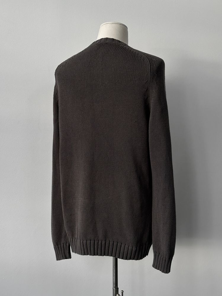 Yves Saint Laurent Pour Homme 2000s Pure Cotton Knit Logo Jumper - XL imagen 5