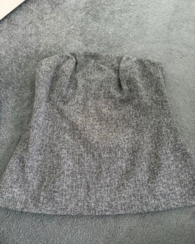 Keegan Michelle Keegan Grey Strapless Top product image