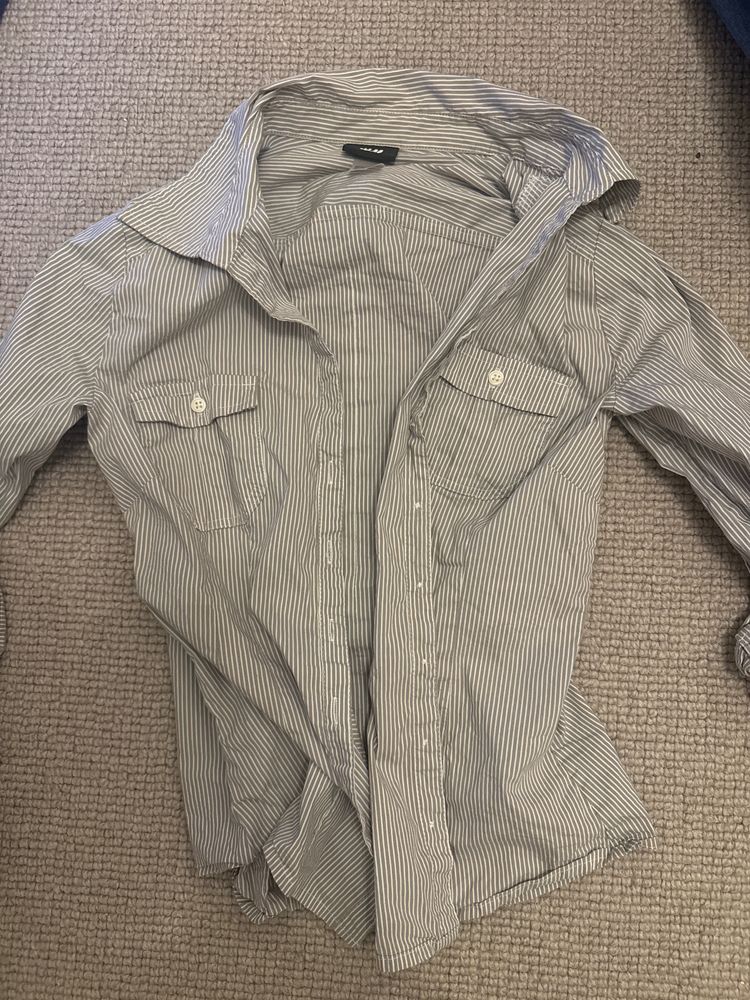 H&M Vintage blouse Striped Button-Up Shirt product image