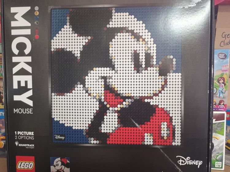 Retired set - Lego Disney Mickey Mouse Picture Set 31202 - box damage 