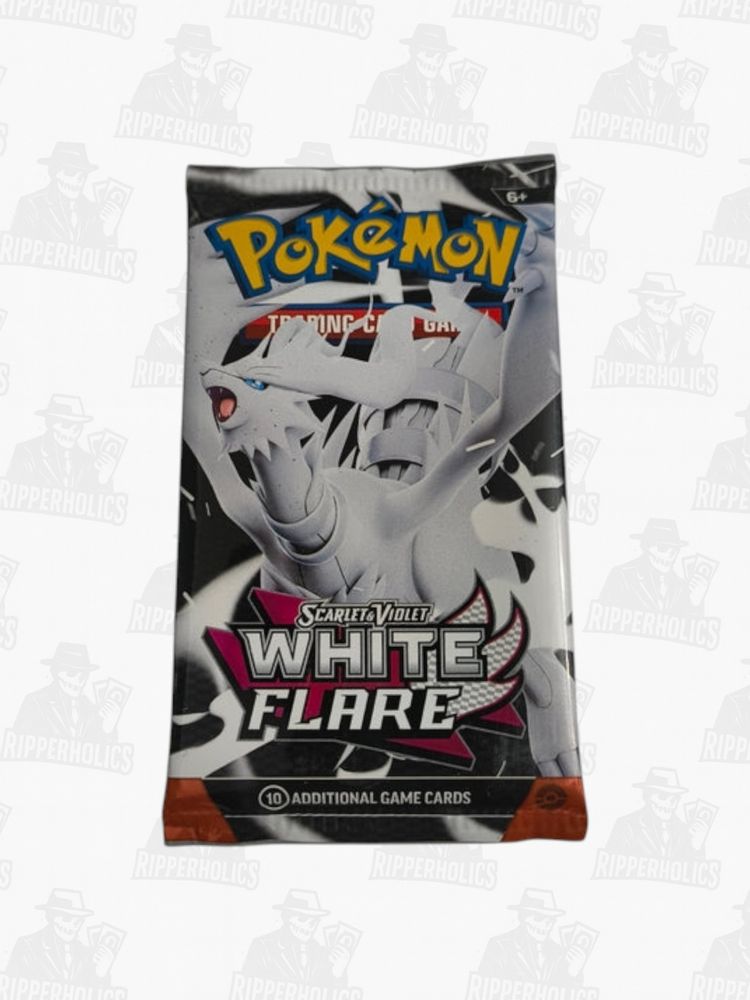 Scarlet & Violet White Flare Booster Pack - Ripped on stream