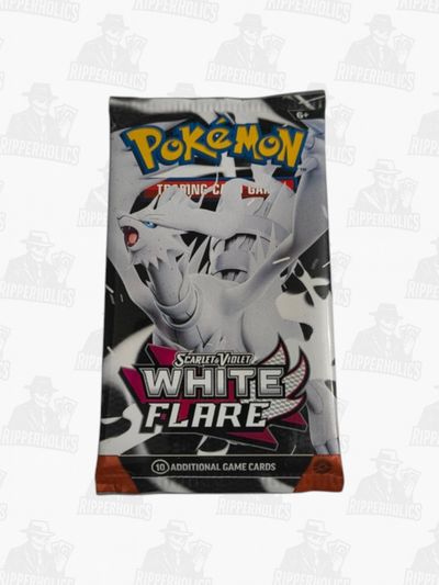 Scarlet & Violet White Flare Booster Pack - Ripped on stream