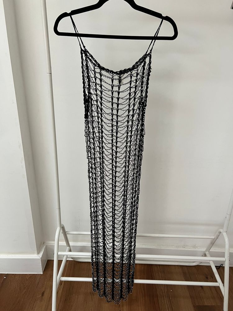 00s vintage diamonte cover up dress image 1