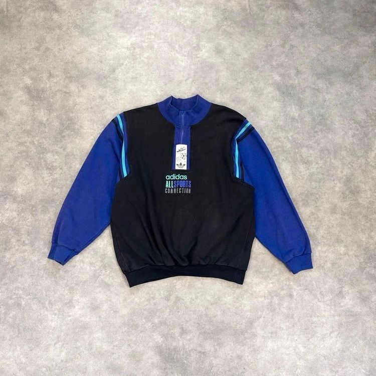 Vintage Adidas quarter zip jumper image 1
