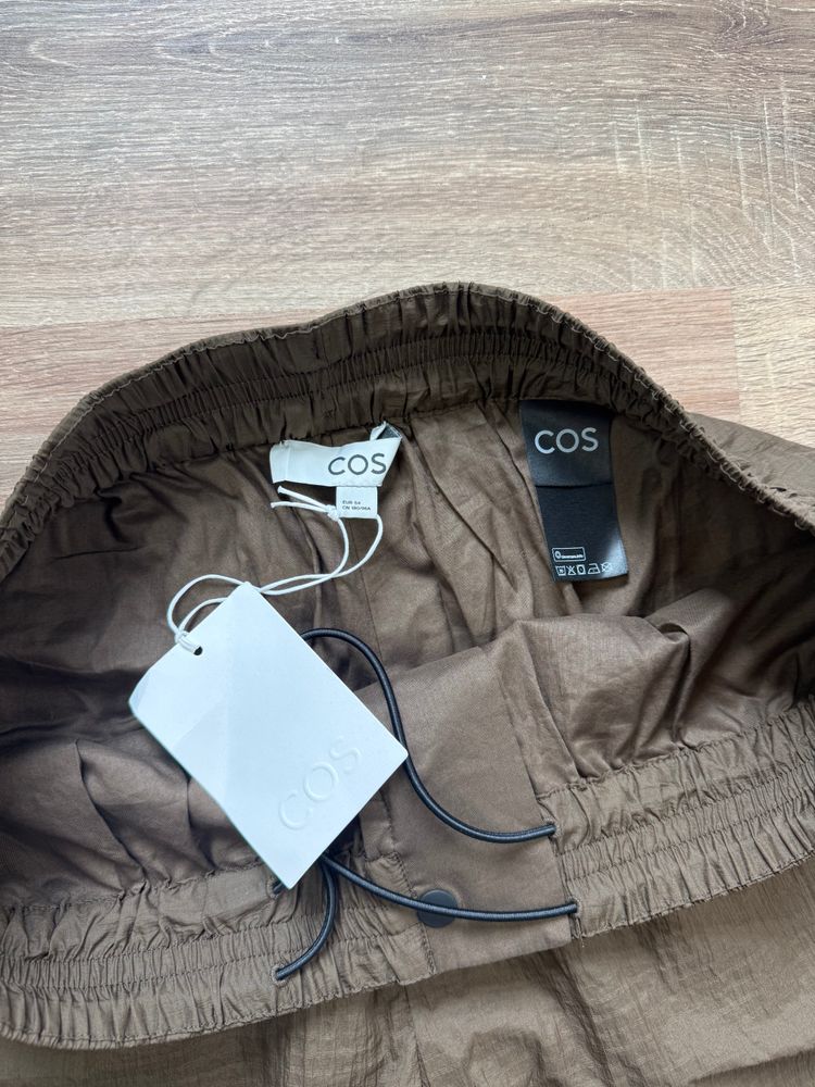 Brown COS Nylon-Ripstop Parachute Shorts (XL) image 7