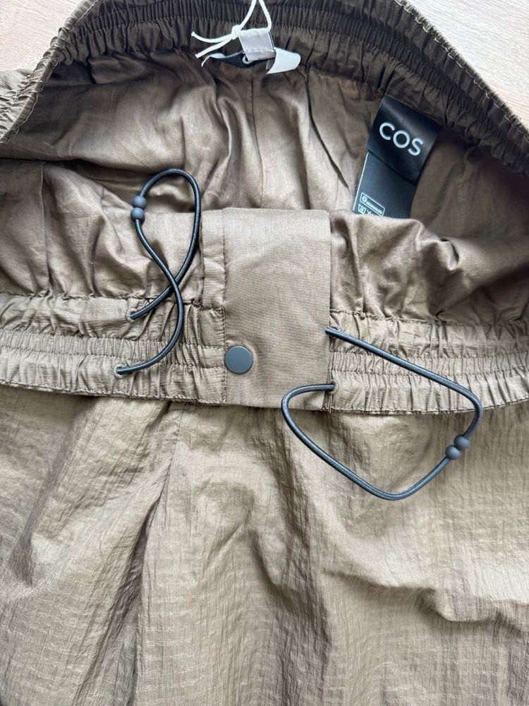 Brown COS Nylon-Ripstop Parachute Shorts (XL) image 6