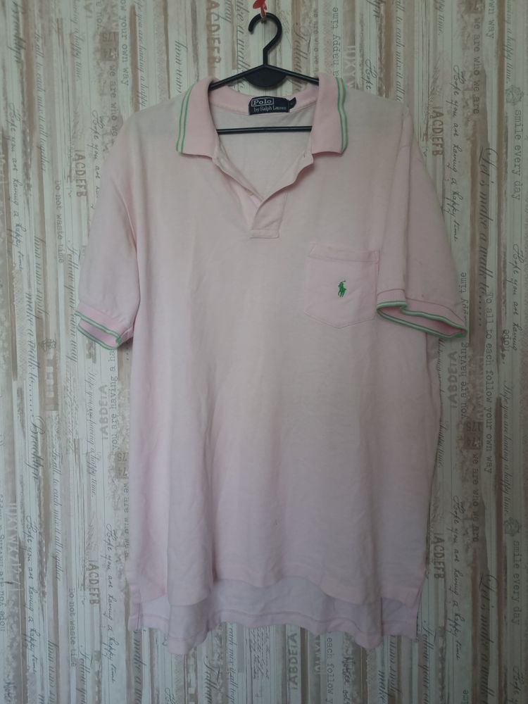 Polo By Ralph Lauren Pink Polo Shirt