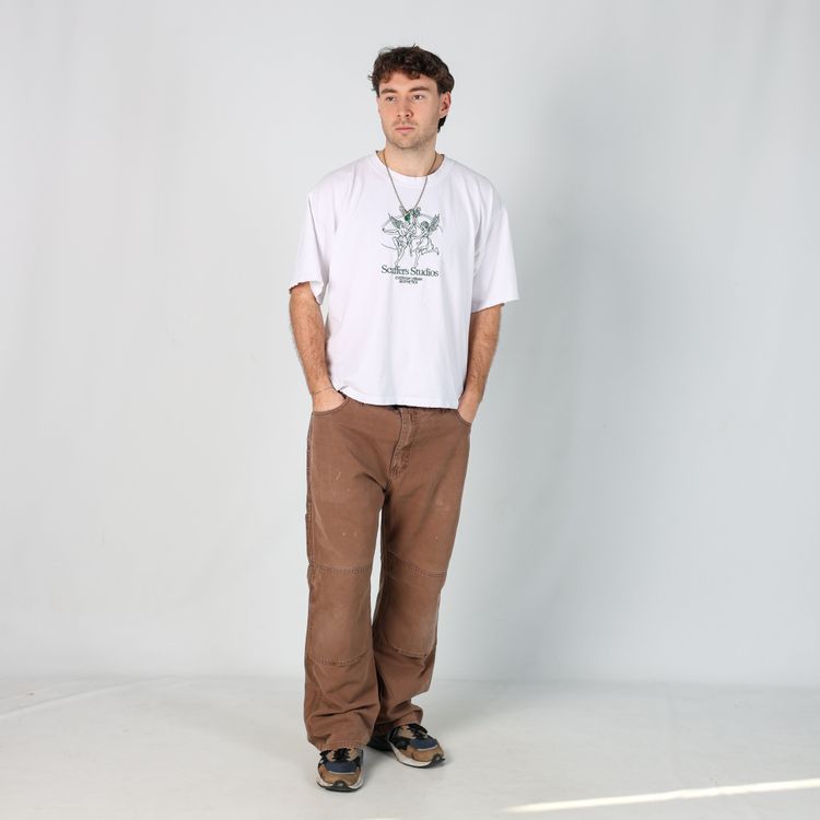 Brown 90s Dickies Canvas Carpenter Jeans (38x30)