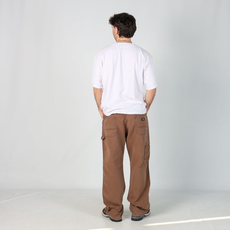 Brown 90s Dickies Canvas Carpenter Jeans (38x30) 5