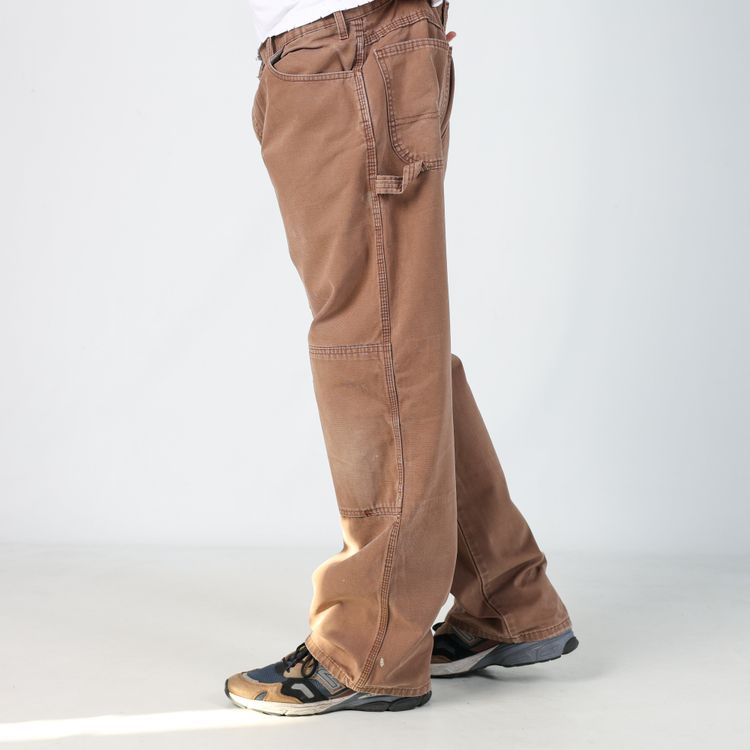 Brown 90s Dickies Canvas Carpenter Jeans (38x30) 2