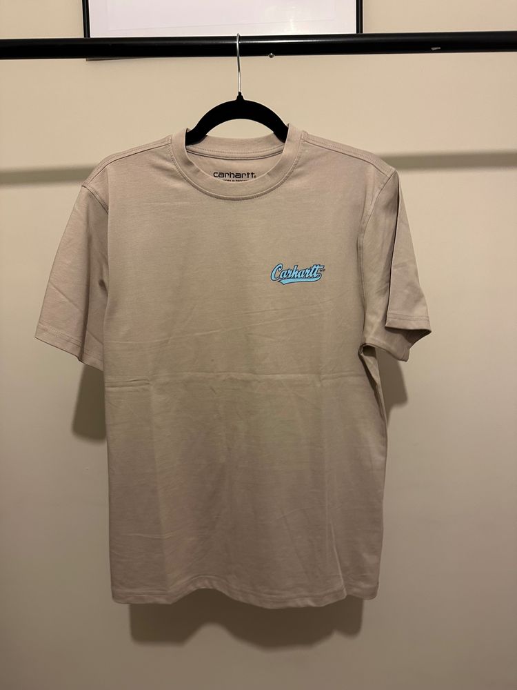 Carhartt Beige Graphic T-Shirt image 2