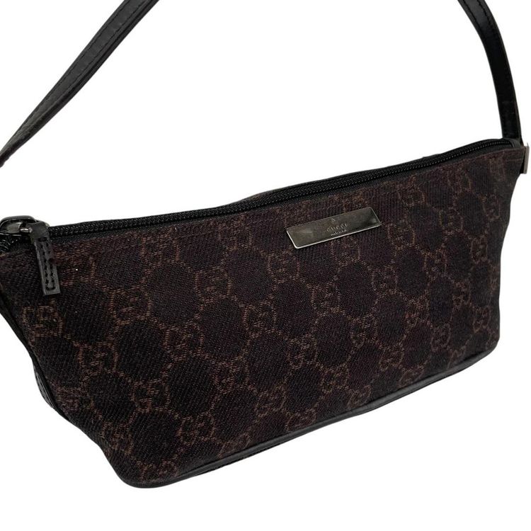Gucci GG Monogram Canvas Mini Boat Pochette Bag imagen 4