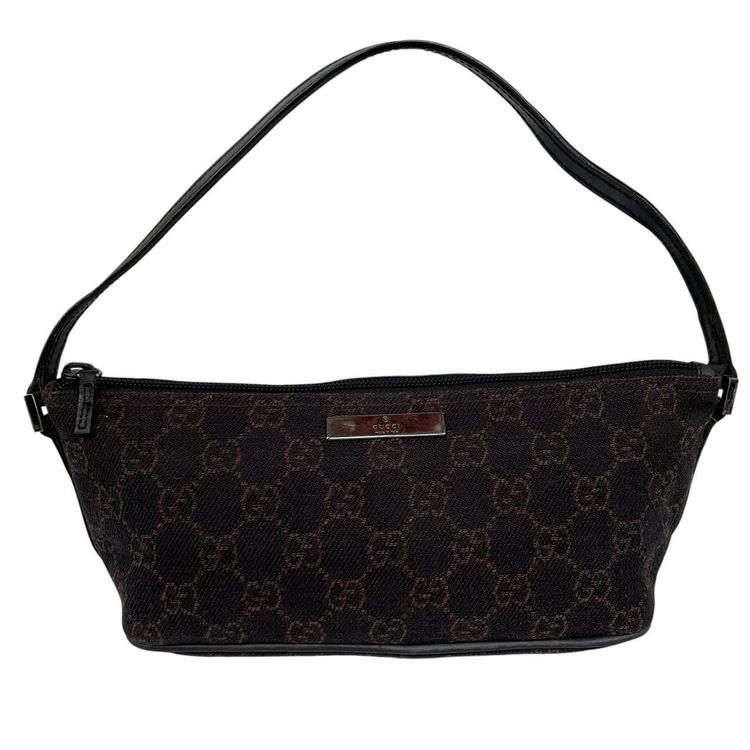 Gucci GG Monogram Canvas Mini Boat Pochette Bag imagen 1