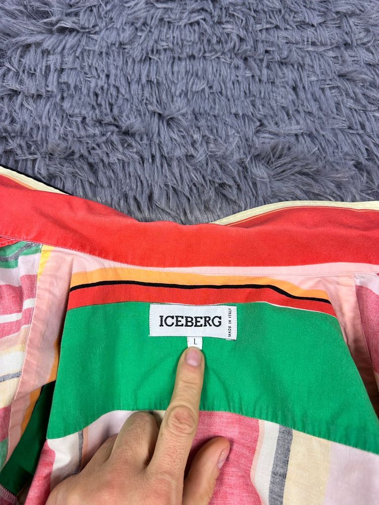 Iceberg Striped Short Sleeve Shirt 3