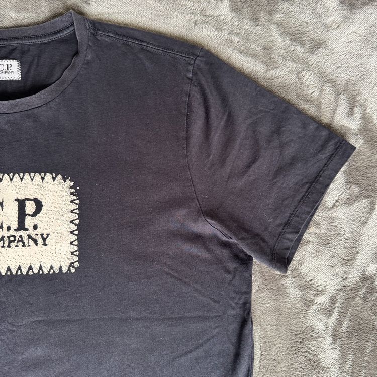 C.P. Company Navy Stamp Logo T-Shirt - Extra Large image 3