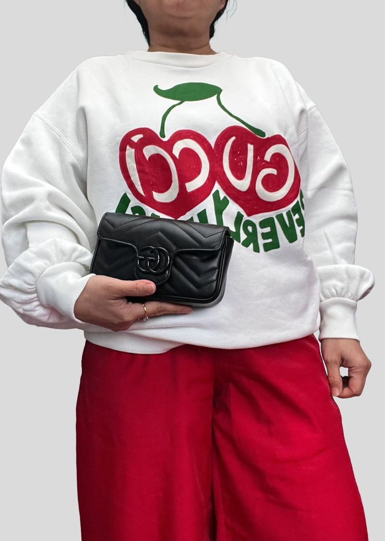 Gucci Black Leather Shoulder Bag 10