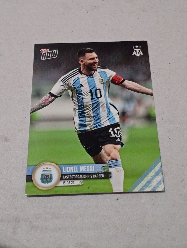Topps Lionel Messi. Argentina. Topps now  product image
