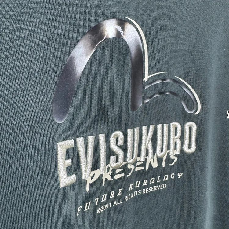 Immagine di Dark Grey Evisu Kubo Hoodie - Medium 2