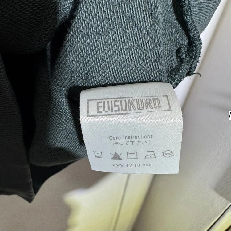 Immagine di Dark Grey Evisu Kubo Hoodie - Medium 7