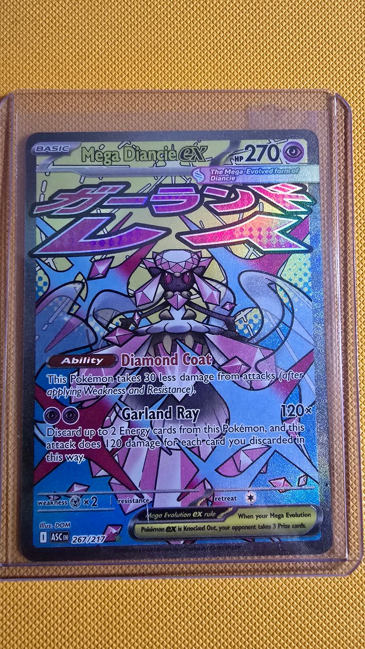 Mega Diancie Ex Pokémon Card