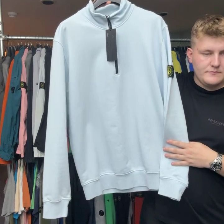 Other 8157 si baby blue 1/4 zip xl product image
