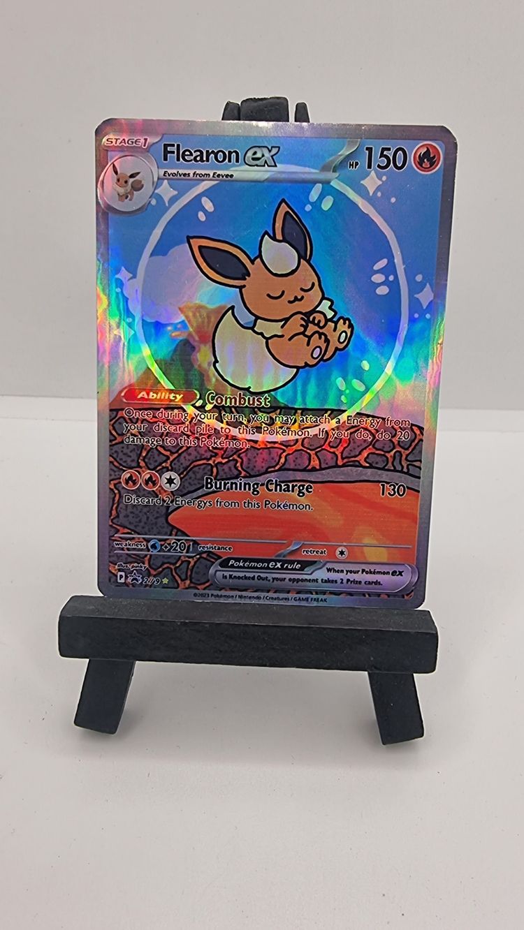 bubble flareon Pokemon TCG holo ( Fan Art) holo  1443