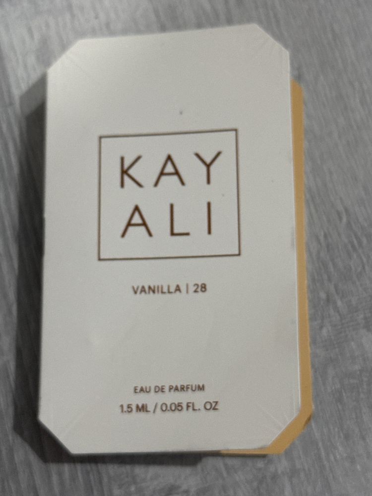 Vanilla Eau de Parfum sample tester new 