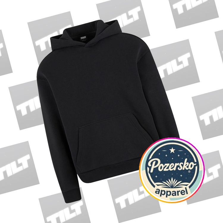 Pozersko Apparel Black Hoodie
