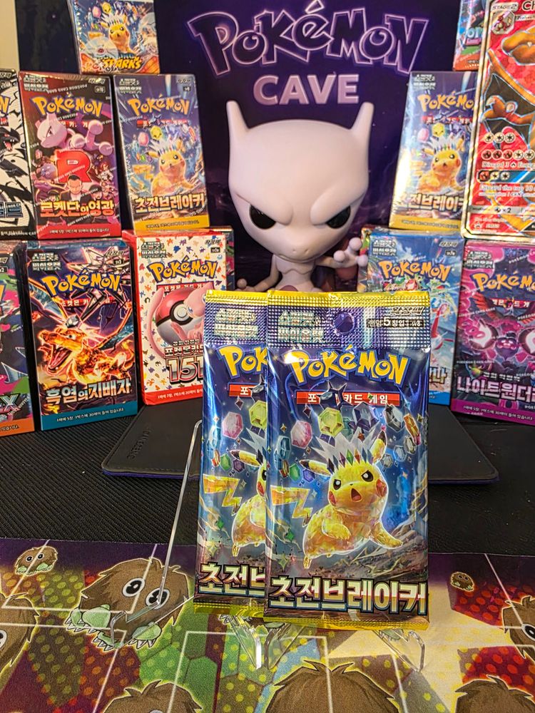 2x premium Korean Pokémon booster pack.