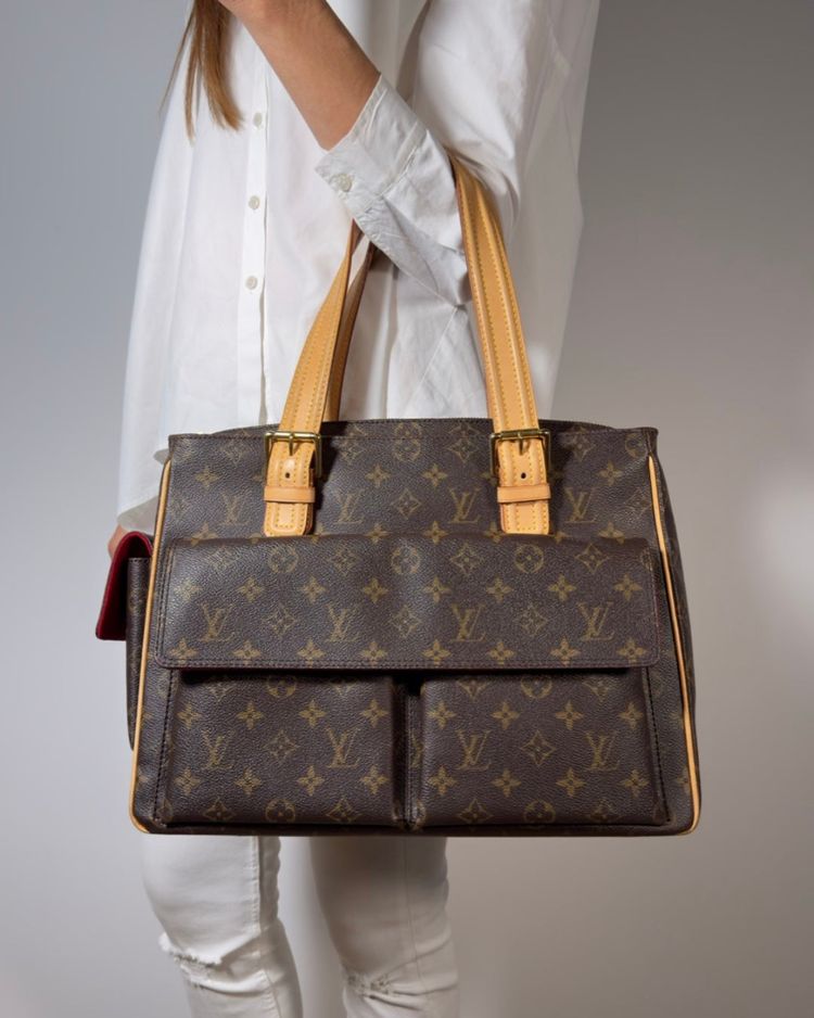 Louis Vuitton Borsa Multiple Cité Tela Monogram Marrone — Pre-owned Autentica obraz 6