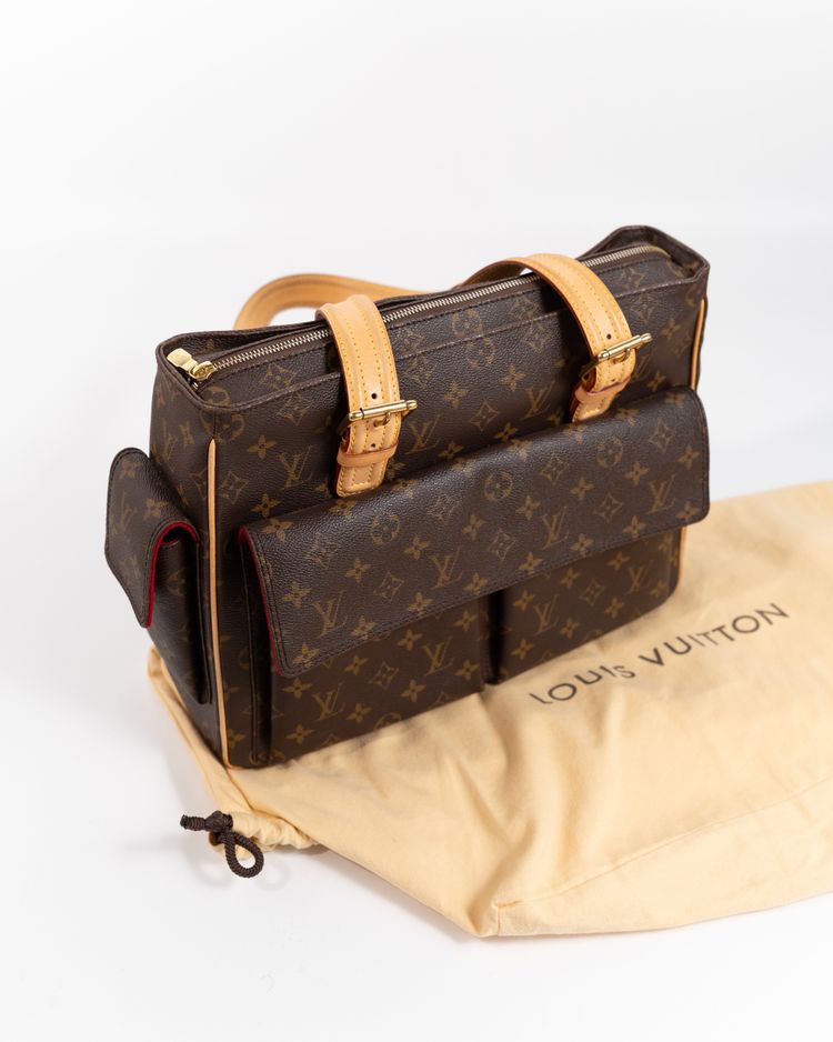 Louis Vuitton Borsa Multiple Cité Tela Monogram Marrone — Pre-owned Autentica obraz 7