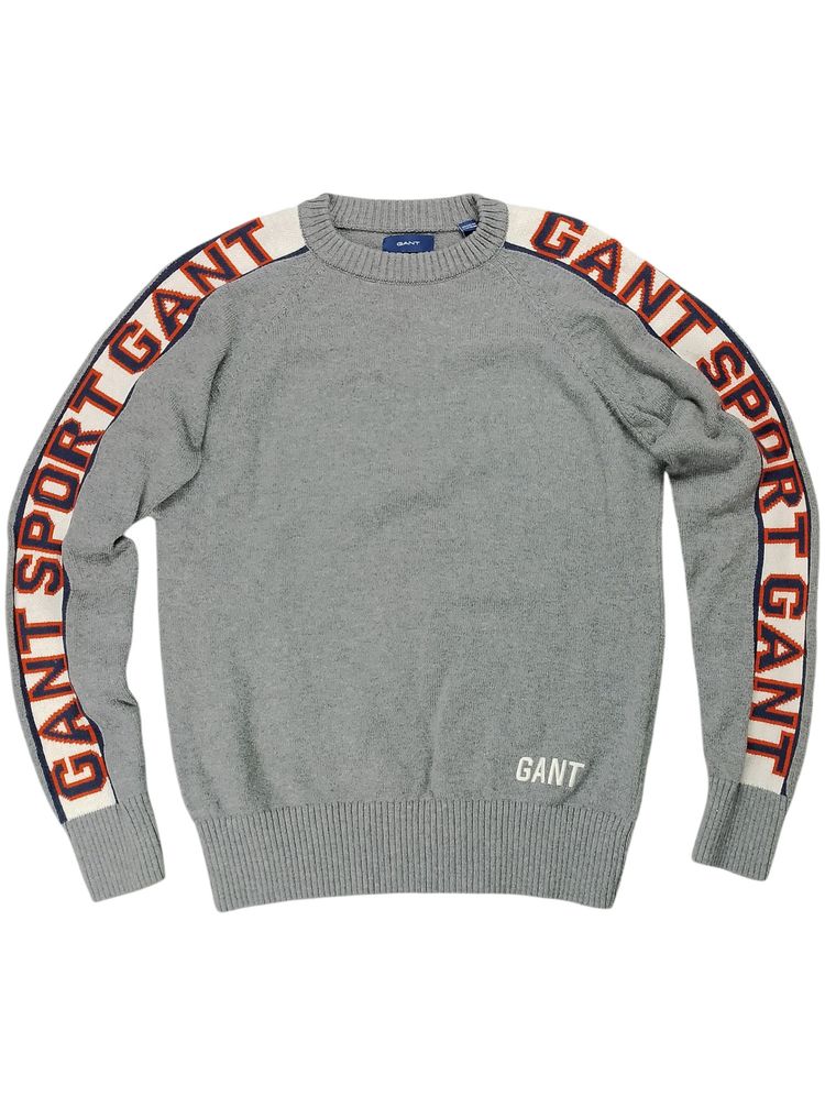Gant Szary Sweter Bez Wad