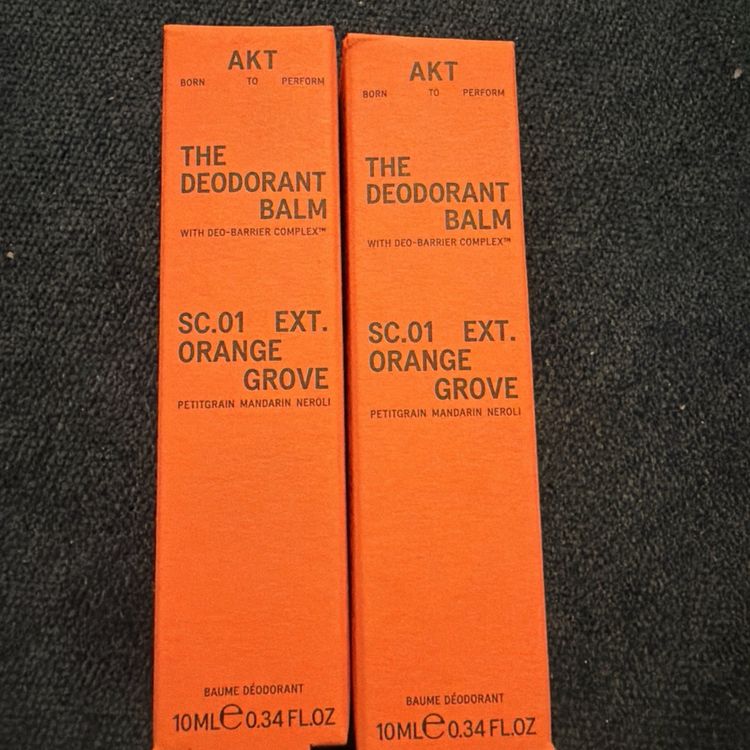 AKT The Deodorant Balm Deodorant Balm, Orange Grove Scent, 10 ml x 2 image 1