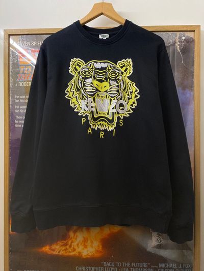 FW2019 Kenzo Paris Tiger Patch Design Sweatshirt