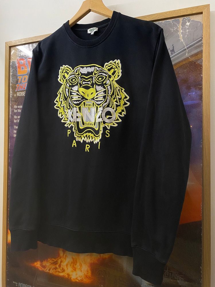 FW2019 Kenzo Paris Tiger Patch Design Sweatshirt obraz 4