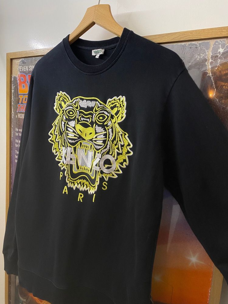 FW2019 Kenzo Paris Tiger Patch Design Sweatshirt obraz 2