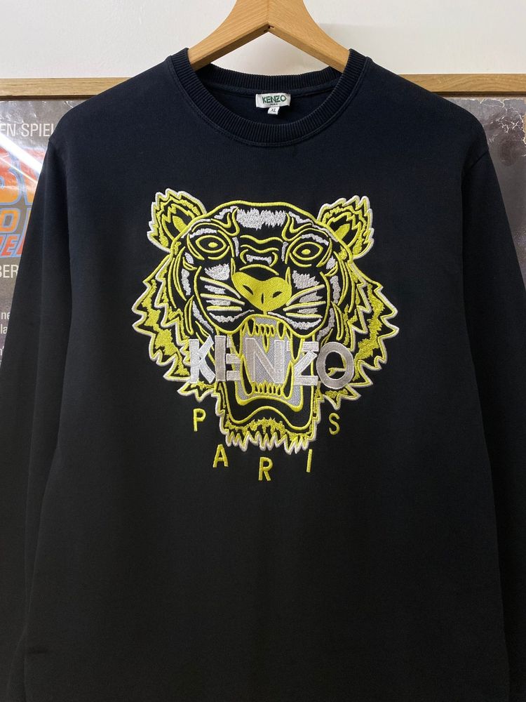 FW2019 Kenzo Paris Tiger Patch Design Sweatshirt obraz 5