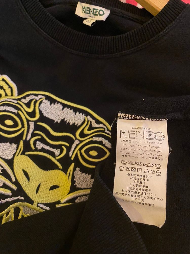 FW2019 Kenzo Paris Tiger Patch Design Sweatshirt obraz 8