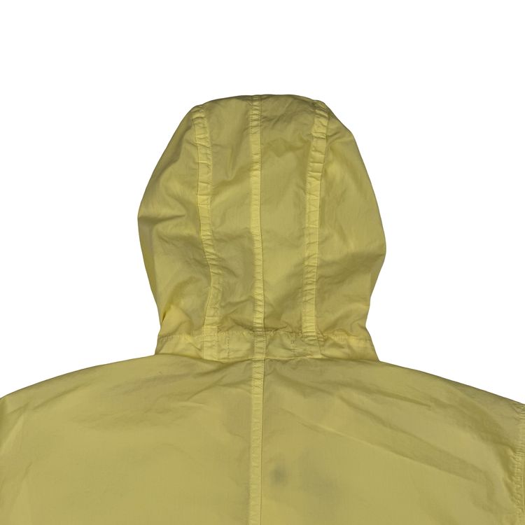Stone Island 2020 Yellow Lightweight Cotton Blend Hooded Jacket Overshirt - Medium 5