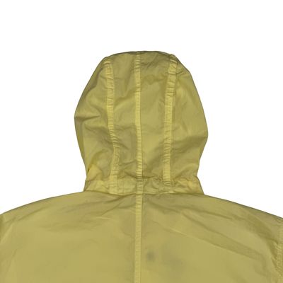 Stone Island 2020 Yellow Lightweight Cotton Blend Hooded Jacket Overshirt - Medium 5