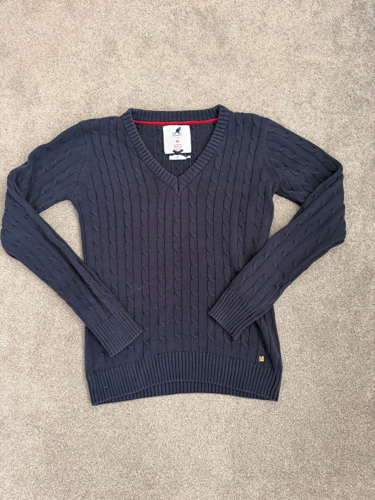Nautica Nautica Navy Blue Cable Knit Sweater product image
