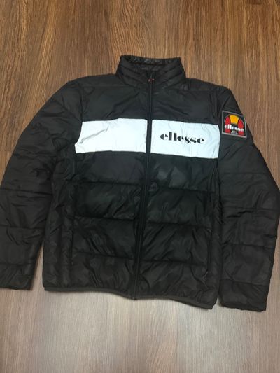 Ellesse Black Puffer Jacket rozmiar L