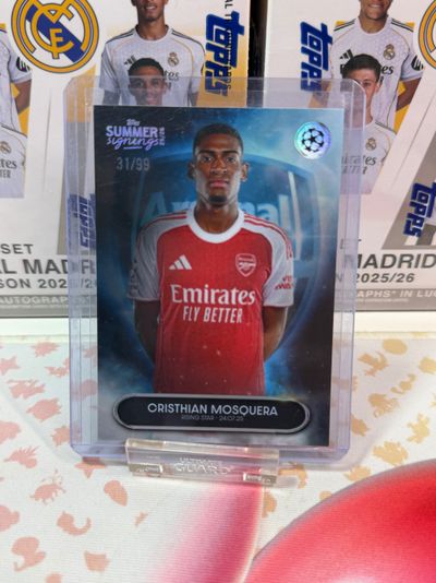 Cristian Mosquera Soccer Trading Card