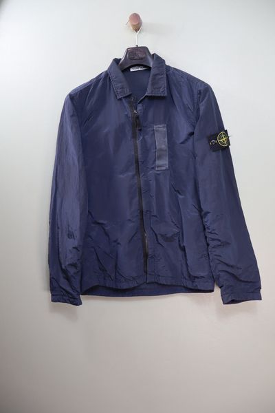 Stone Island Navy Nylon Metal Overshirt 3
