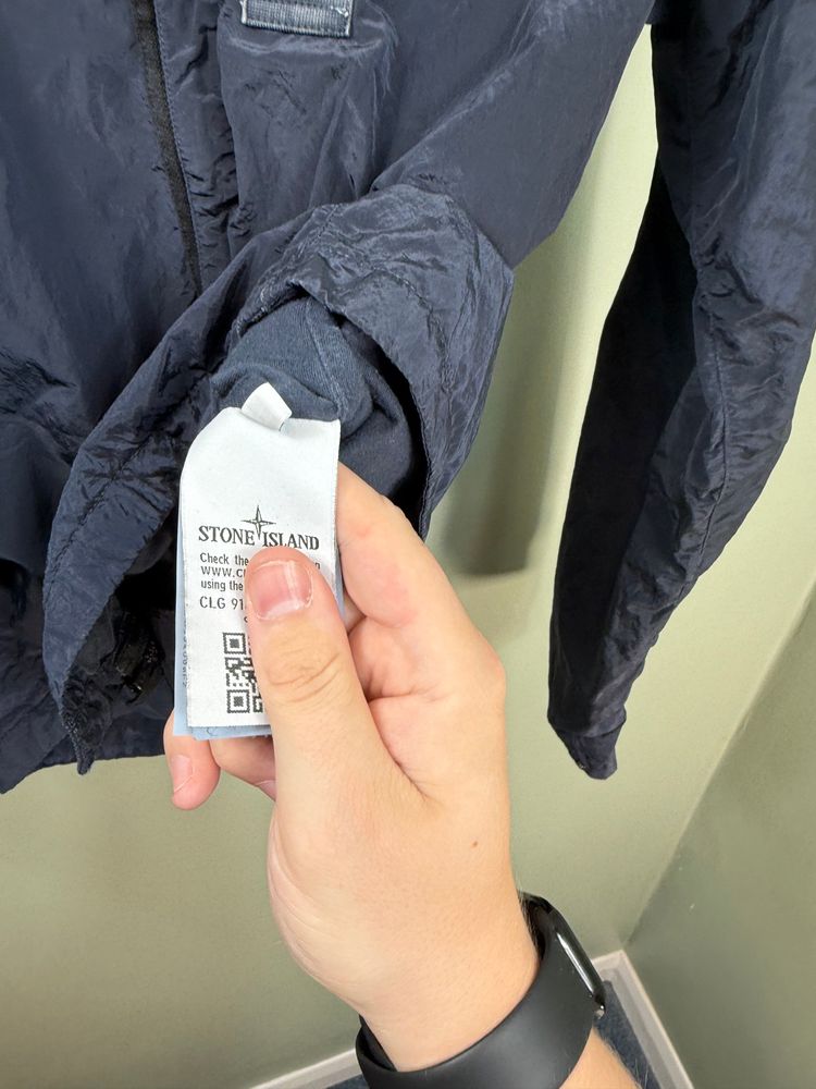 Stone Island Navy Nylon Metal Overshirt 4