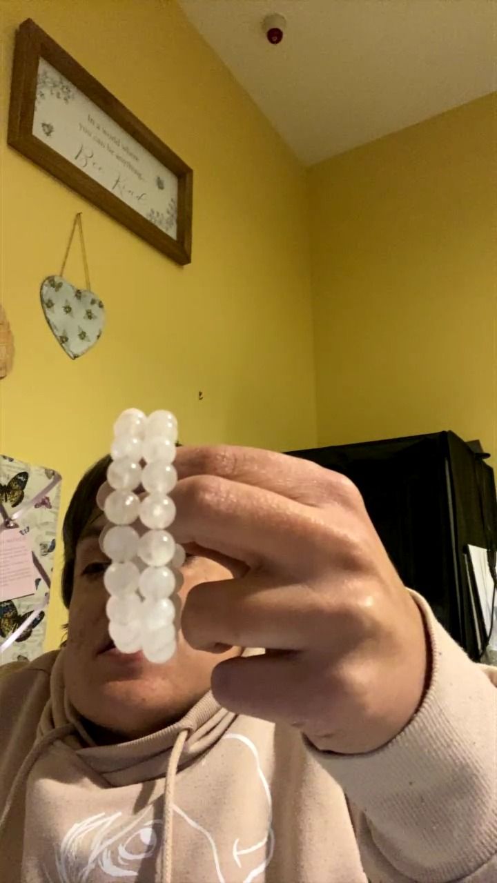 Rose rose quartz 8mm bracelet  product image